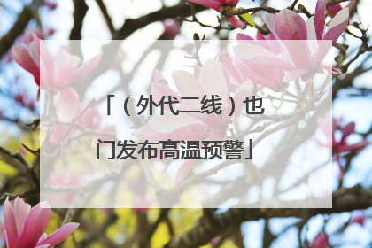 （外代二线）也门发布高温预警
