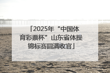2025年“中国体育彩票杯”山东省体操锦标赛圆满收官