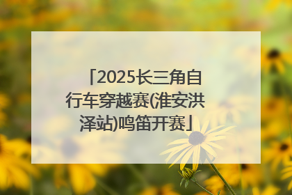 2025长三角自行车穿越赛(淮安洪泽站)鸣笛开赛