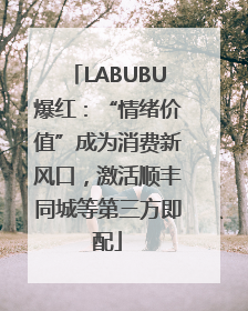 LABUBU爆红：“情绪价值”成为消费新风口，激活顺丰同城等第三方即配